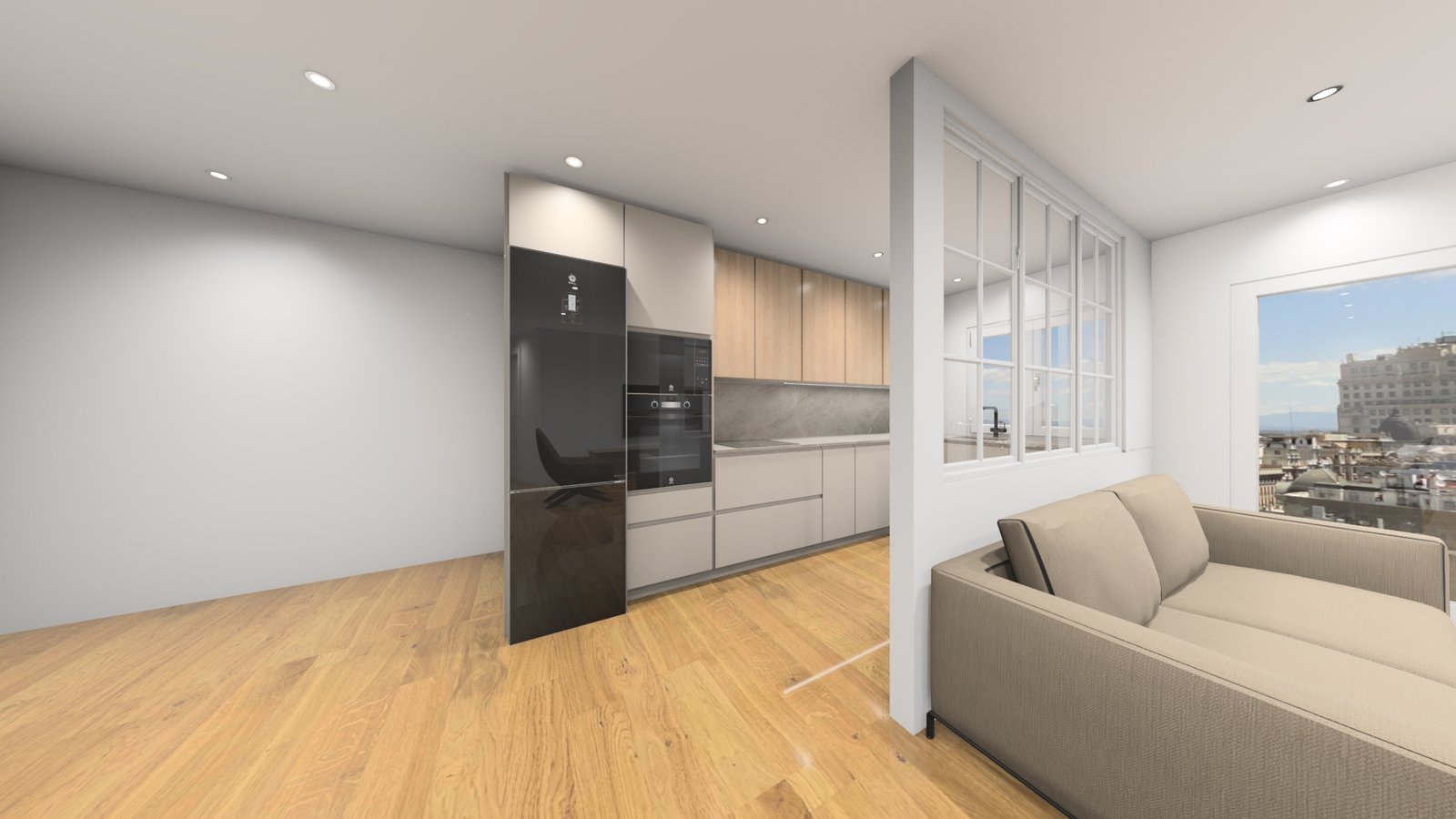 Cocina ático Palomera