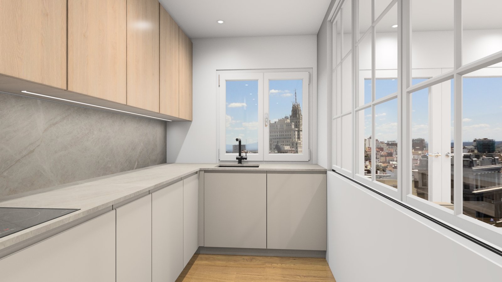 Cocina ático Palomera