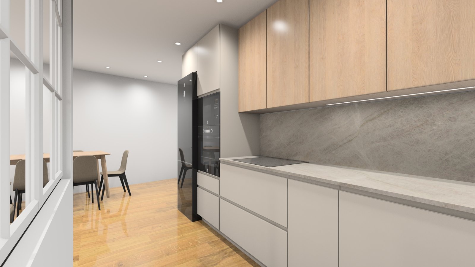 Cocina ático Palomera